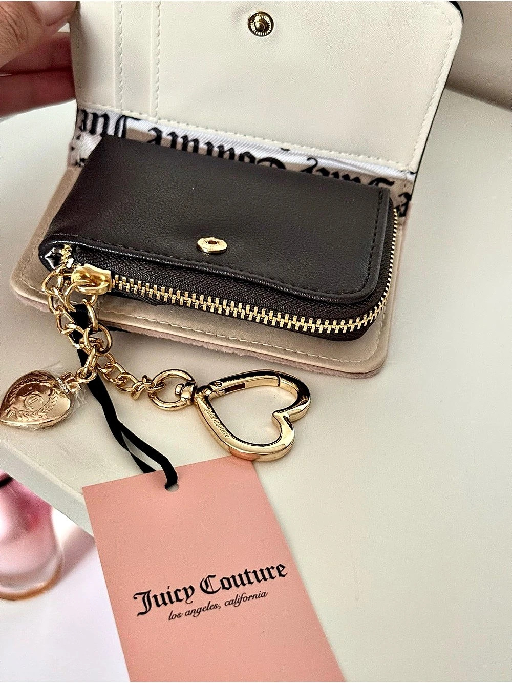 Juicy Couture Pink & Brown Wallet NWT - Picture 5 of 5